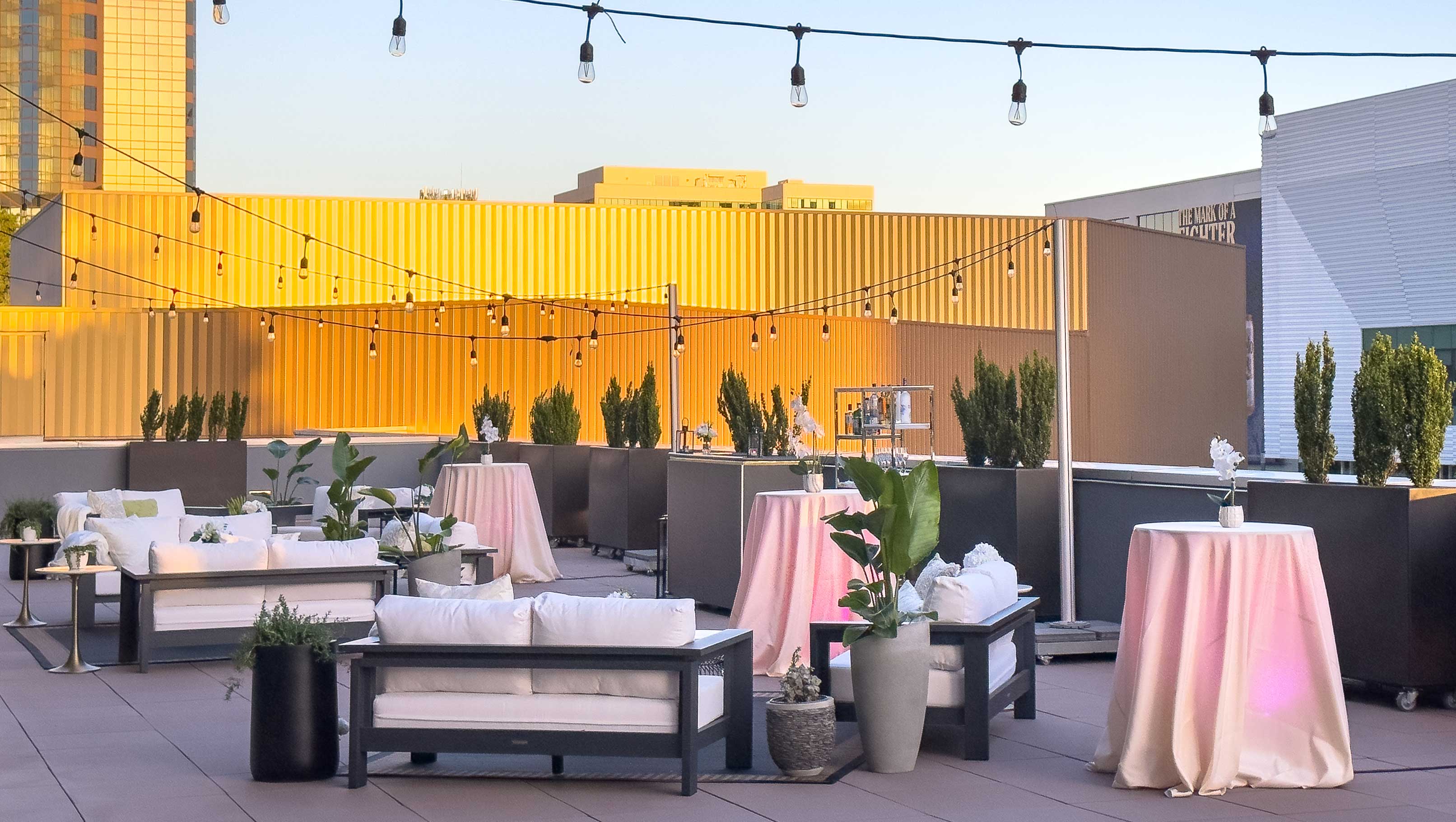 Lounge Set-Up On Magnolia Terrace