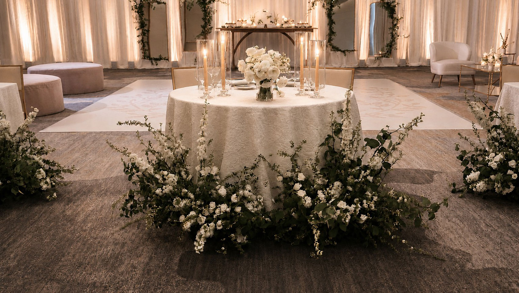 Sweetheart Table in Magnolia Ballroom