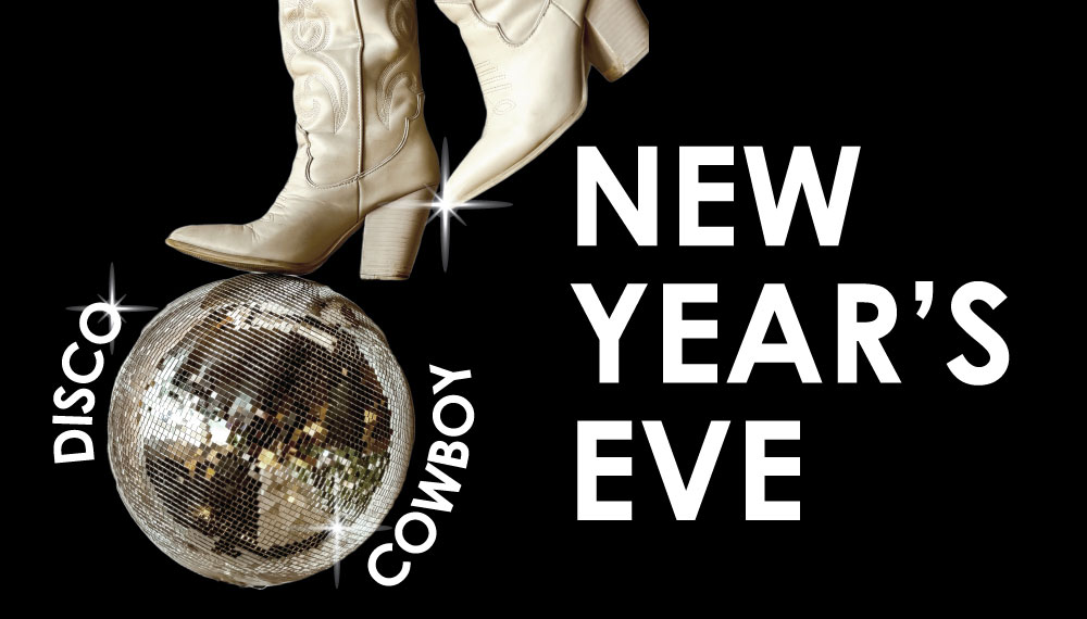 Disco Cowboy New Year's Tile